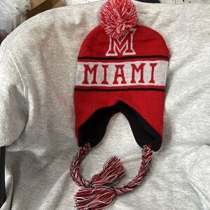 Miami University RedHawks Ohio Knit‎ Toboggan Cap Hat